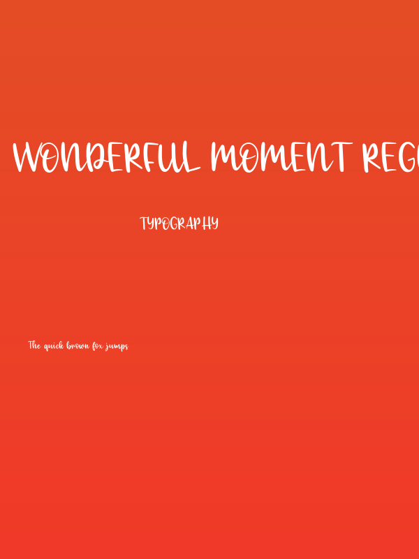 Wonderful moment Regular Poster