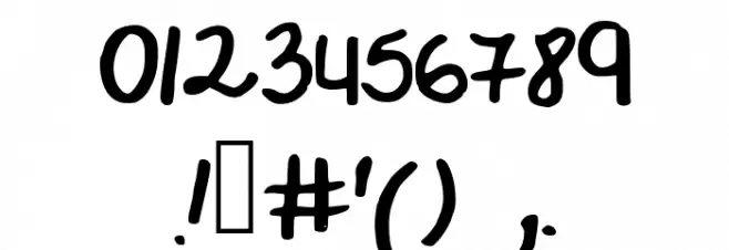 Wonderful Font Alte caractere