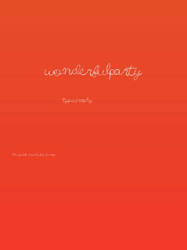 WonderfulParty Poster