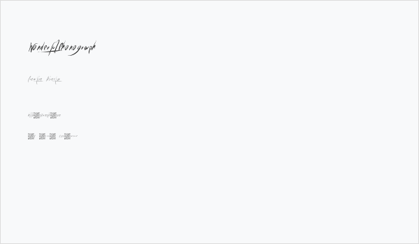 WonderfulPhonograph Business Card