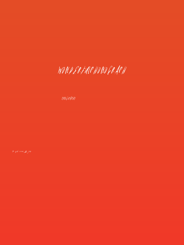 WonderfulPhonograph Poster