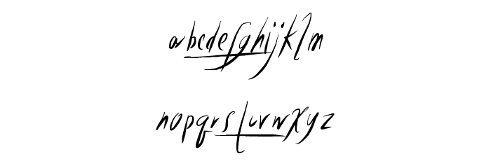 WonderfulPhonograph Font LOWERCASE