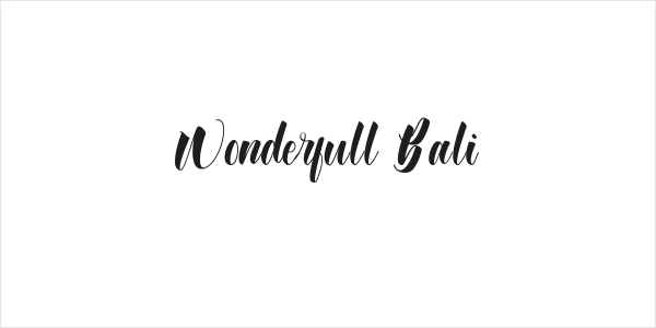 Wonderfull Bali Logo