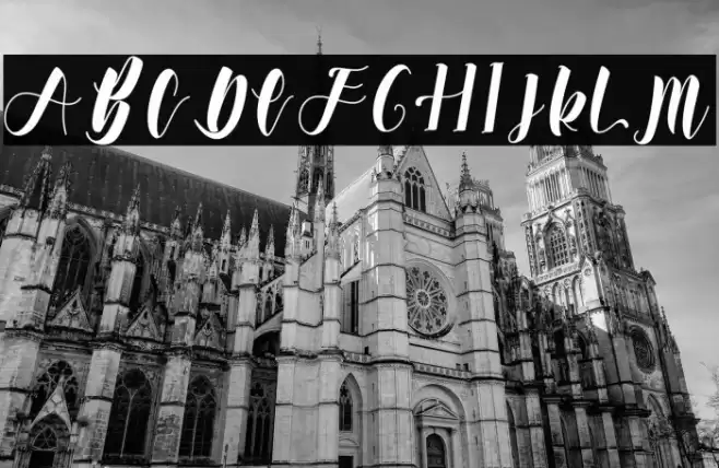 Wonderfull Bali Font examples