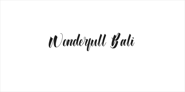 Wonderfull Bali Logo