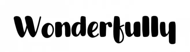 Wonderfully  Fuentes Gratis Descargar