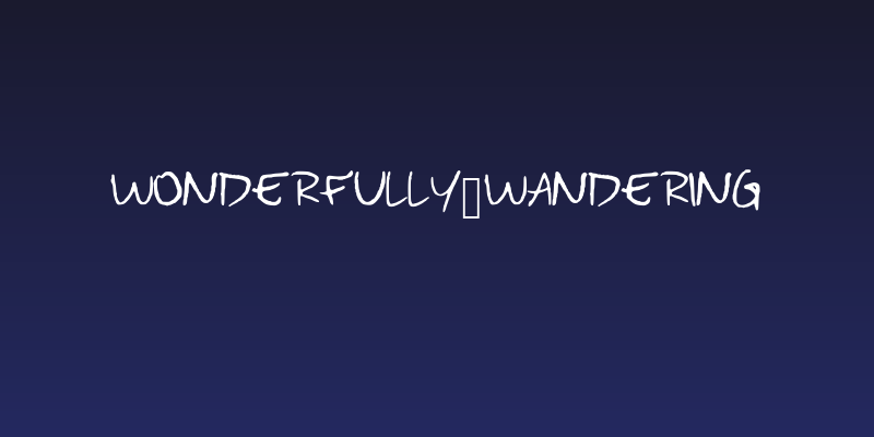 Wonderfully_Wandering Social Header