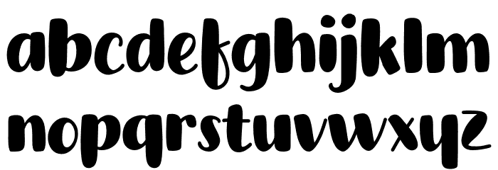 Wonderfully Font LOWERCASE