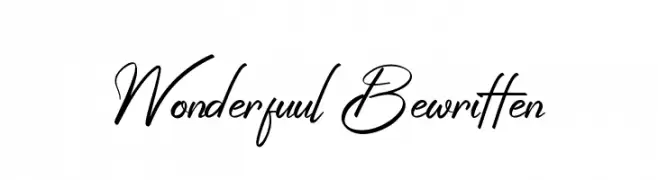 Wonderfuul Bewritten  Fuentes Gratis Descargar