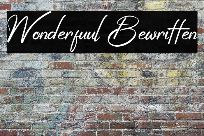 Wonderfuul Bewritten Example 1