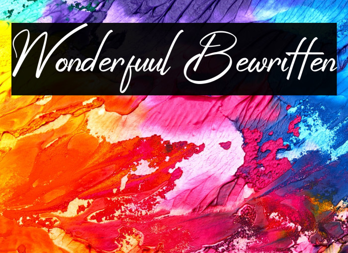 Wonderfuul Bewritten Example 3