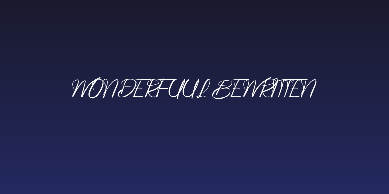 Wonderfuul Bewritten Social Header