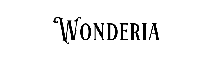 Wonderia  フリーフォントのダウンロード