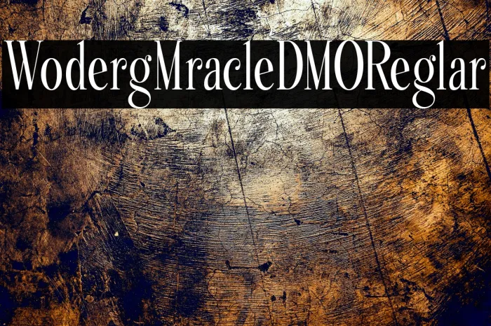 Wondering MiracleDEMO Regular Example 2