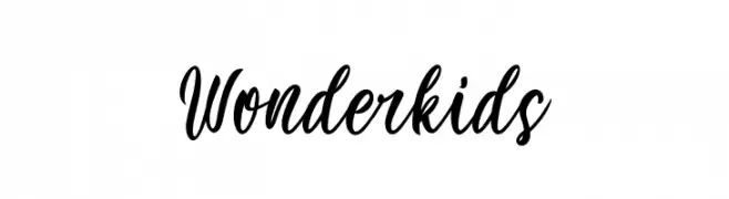 Wonderkids  Скачать бесплатные шрифты