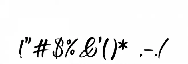 Wonderkids Font OTHER CHARS