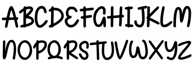 Wonderkids Schriftart Groß