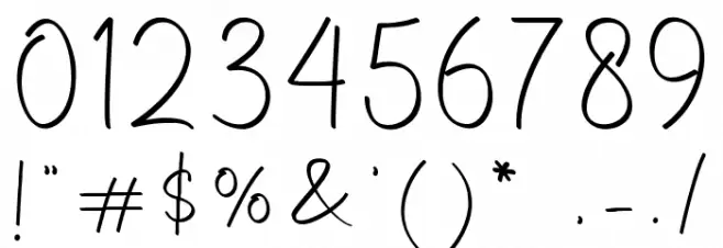 Wonderland DEMO Font OTHER CHARS