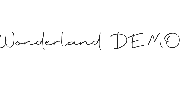 Wonderland DEMO Logo