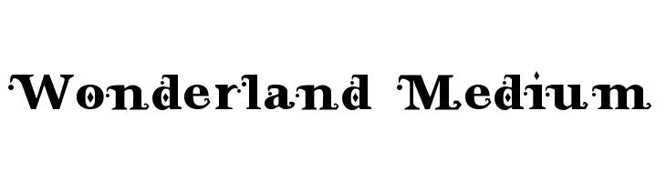 Wonderland Medium  免费字体下载