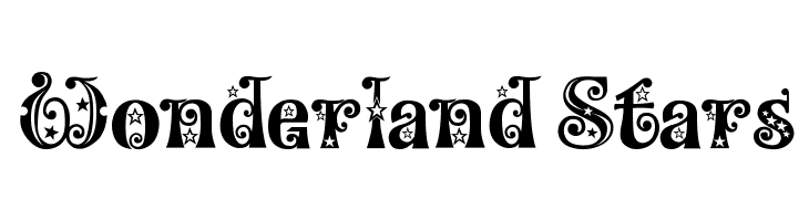 Wonderland Stars  フリーフォントのダウンロード