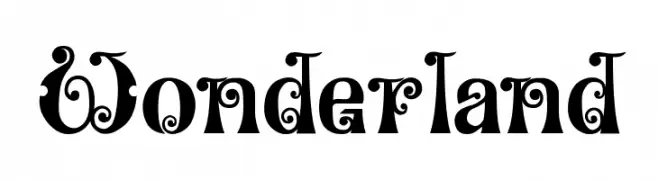 Wonderland  フリーフォントのダウンロード