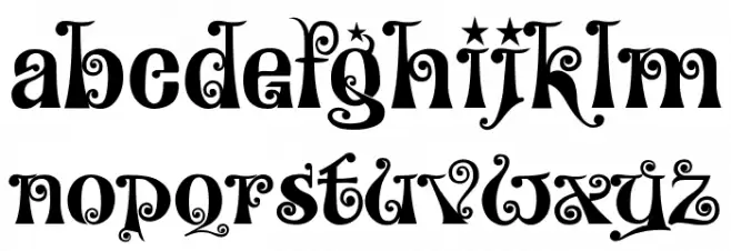 Wonderland Caratteri MINUSCOLO