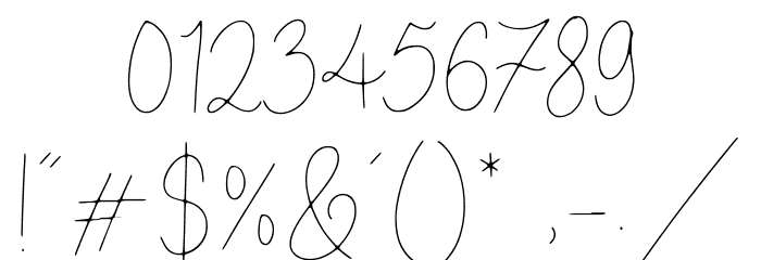 Wonderline Font OTHER CHARS
