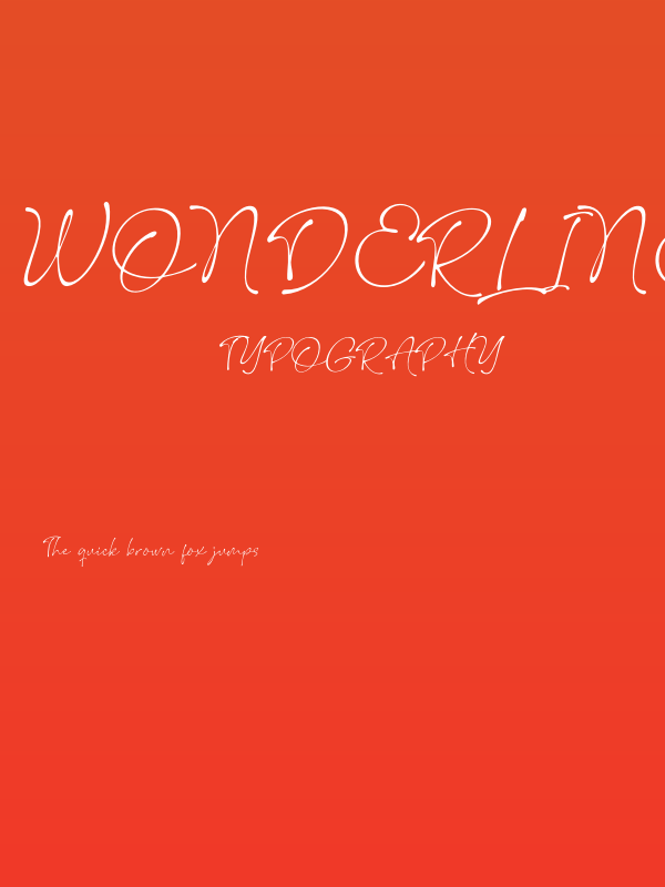 Wonderline Poster