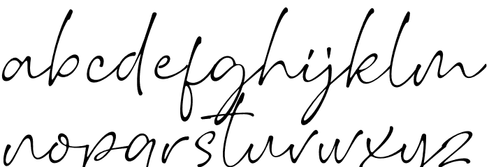 Wonderline Font LOWERCASE