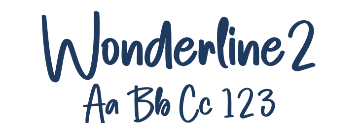 Wonderline2 Font Preview