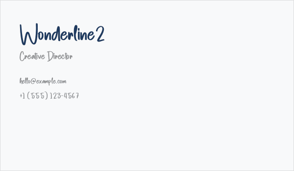 Wonderline2 Business Card