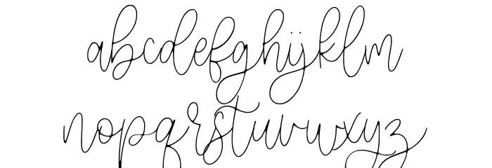 Wonderline Font LOWERCASE
