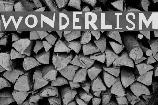Wonderlism Шрифта examples