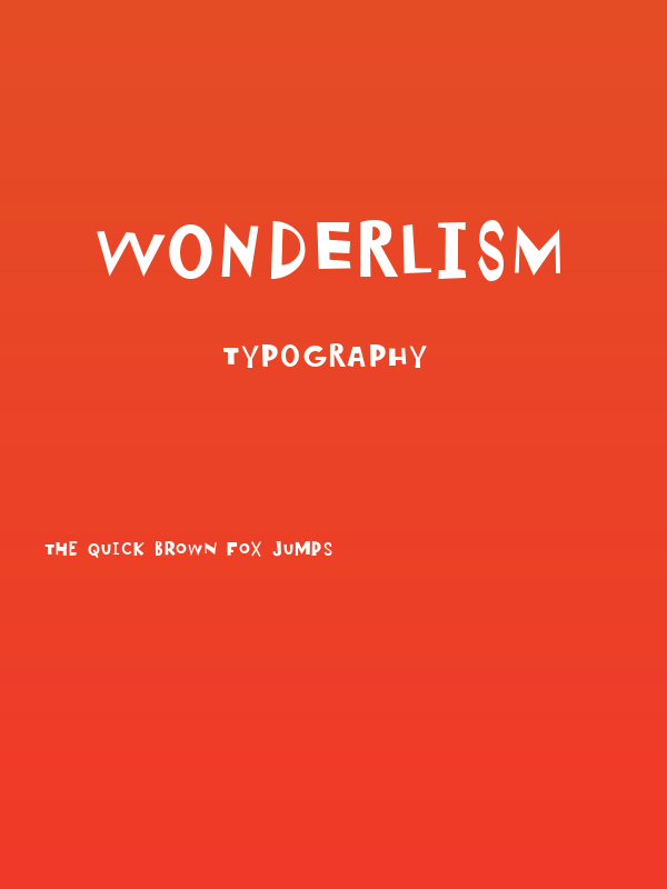 Wonderlism Poster