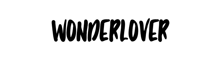 Wonderlover  Frei Schriftart Herunterladen