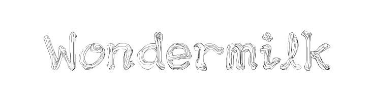 Wondermilk Font