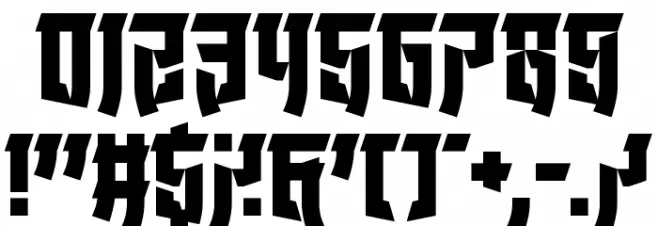 Wonders of the Orient Font OTHER CHARS