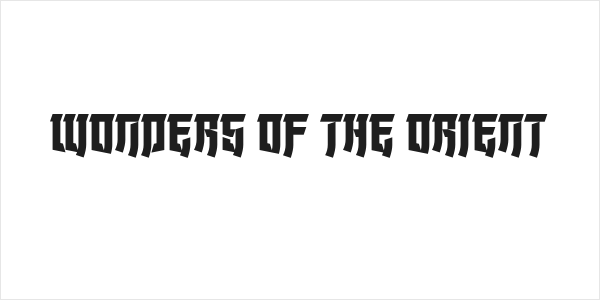 Wonders of the Orient Logo