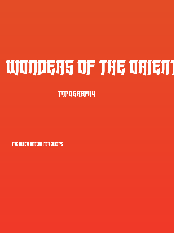 Wonders of the Orient Poster