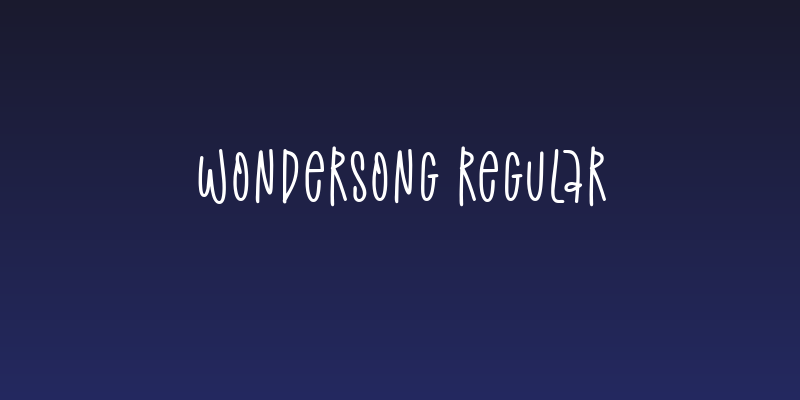 Wondersong Regular Social Header
