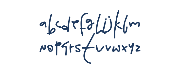 Wondersong Regular Lowercase