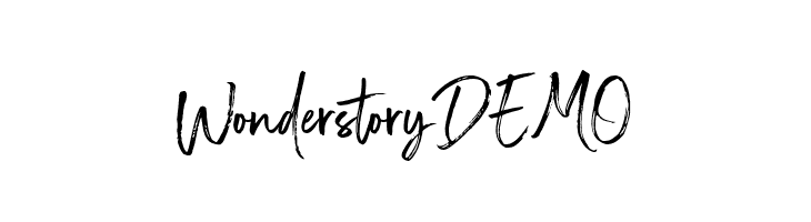 WonderstoryDEMO  नि: शुल्क फ़ॉन्ट्स डाउनलोड