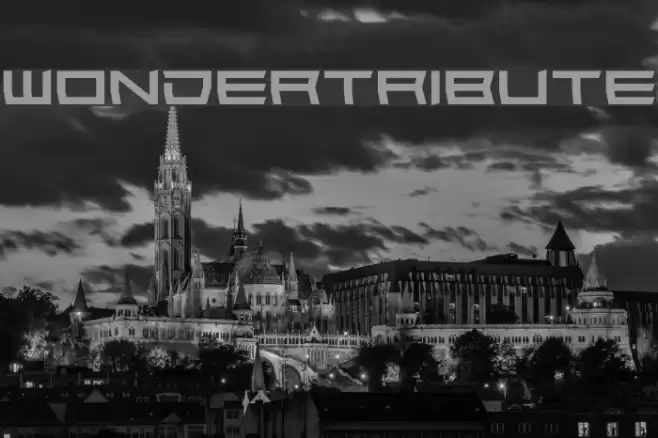 Wondertribute Font examples