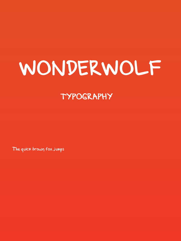 Wonderwolf Poster