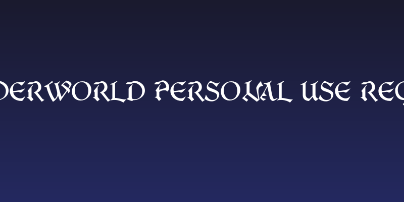 Wonderworld PERSONAL USE Regular Social Header