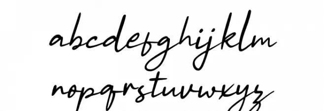 WondeurFree-Italic Caratteri MINUSCOLO
