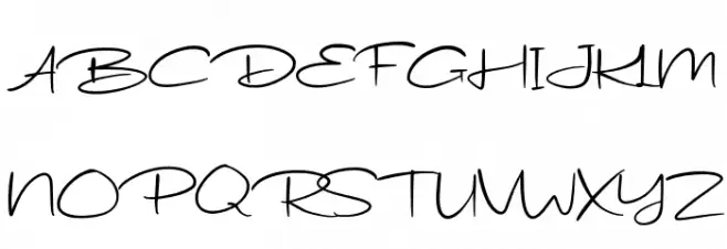 WondeurFree-Regular フォント 大文字
