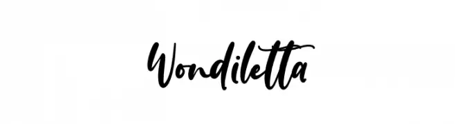 Wondiletta  नि: शुल्क फ़ॉन्ट्स डाउनलोड