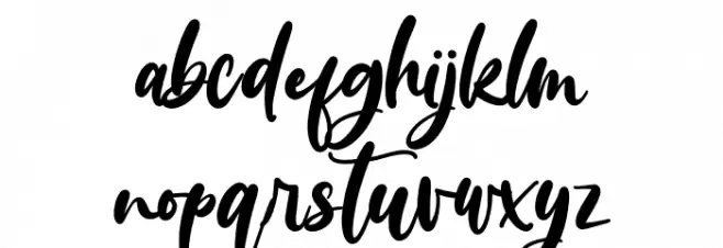 Wondiletta 字体 小写